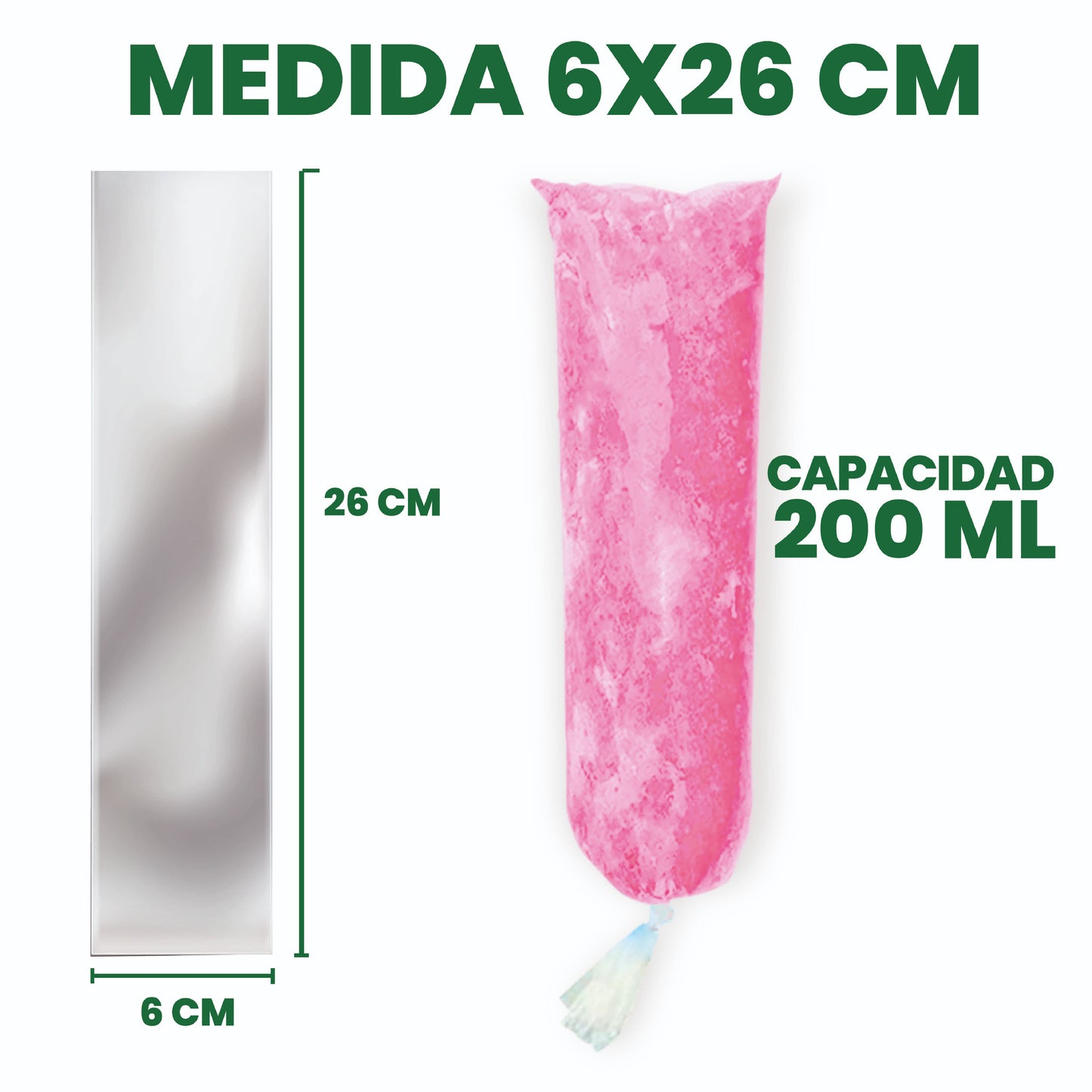 Bolsa para Bolis medida 6x26 cm (Envío incluido)