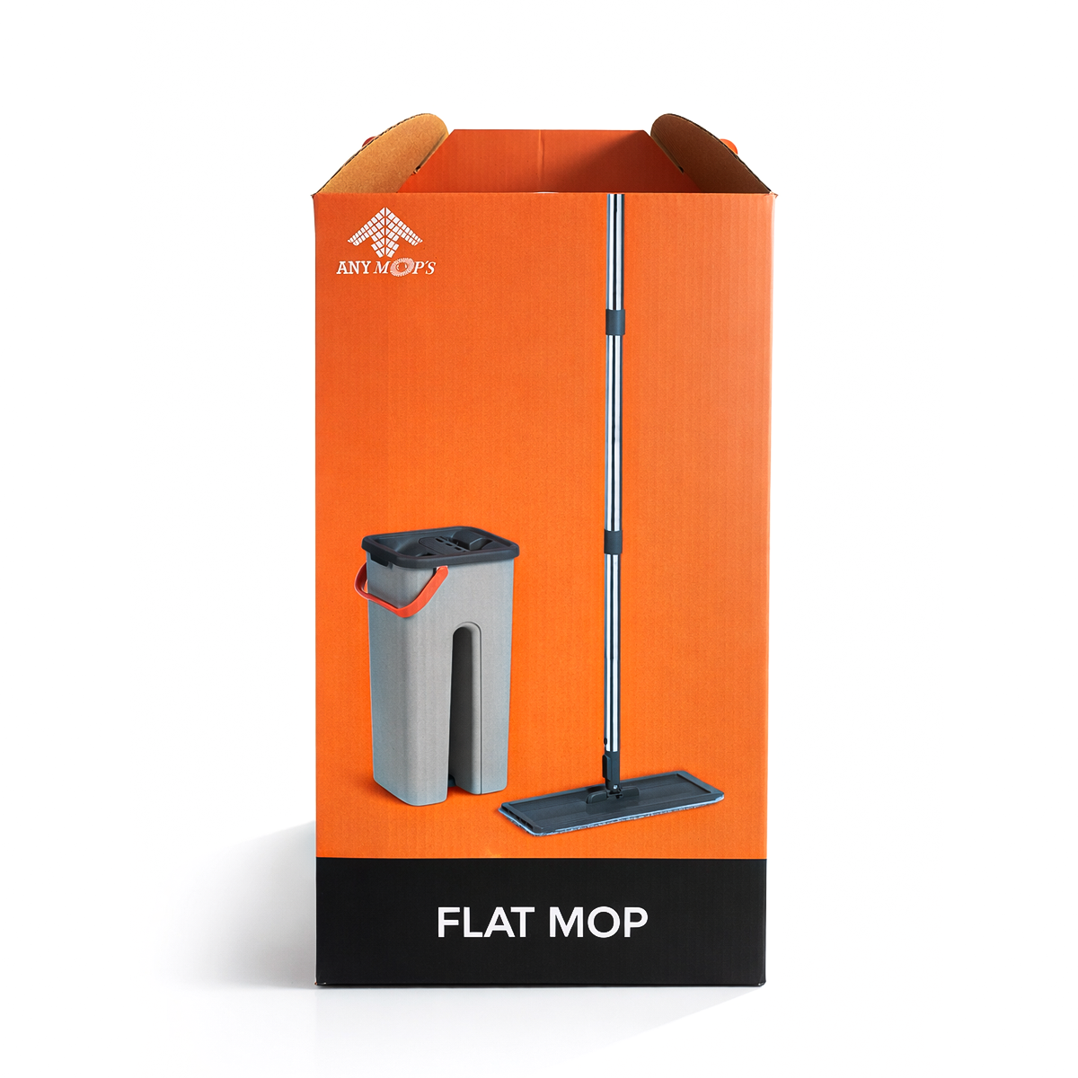 Trapeador Plano Mop Con 2 Microfibras + Cubeta Escurridora (Envio gratis)