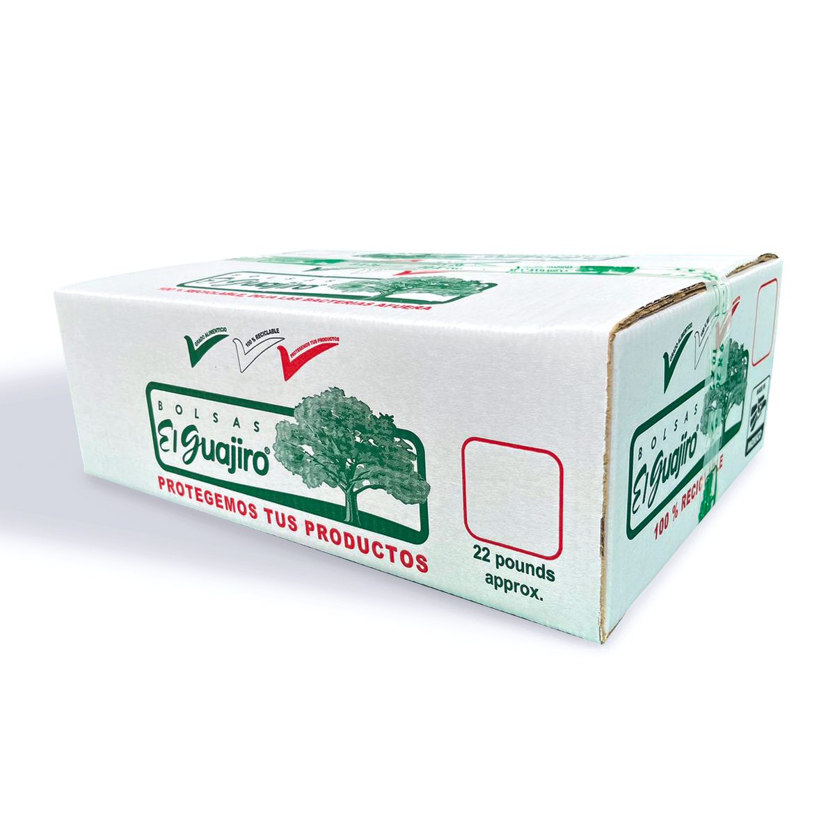Bolsa de celofán en medida 20X35 (Caja de 10 kilos)