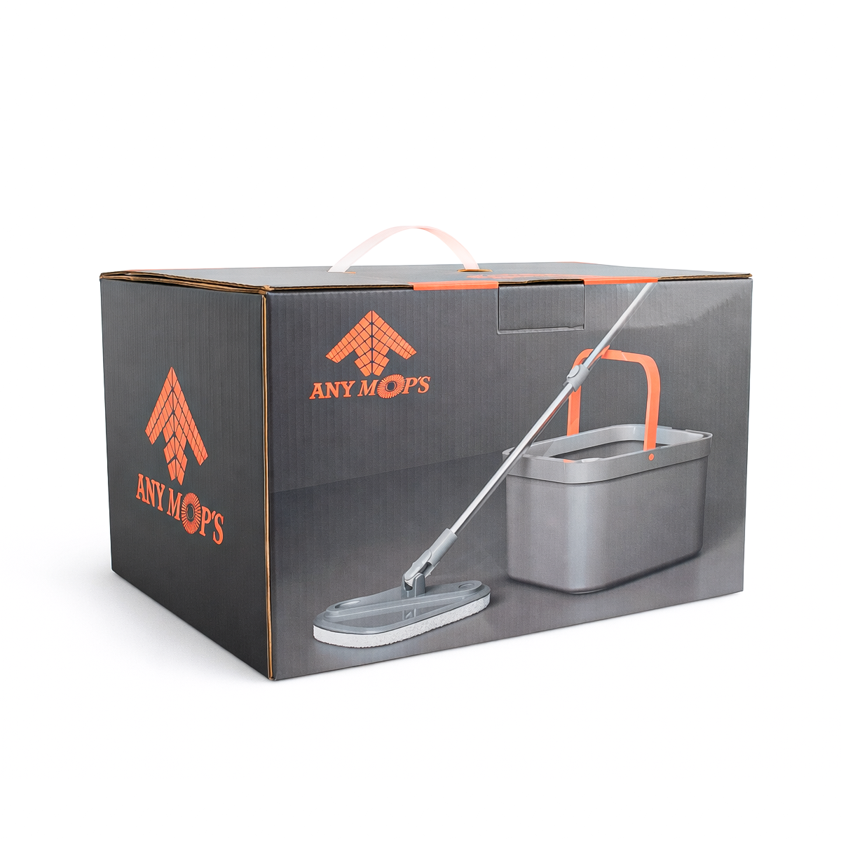 Trapeador Tipo Mop Microfibra Cubeta Con Drenaje Y Cepillo (Envio gratis)