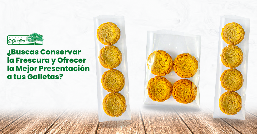 Conserva la frescura y ofrece la mejor presentación de tus galletas