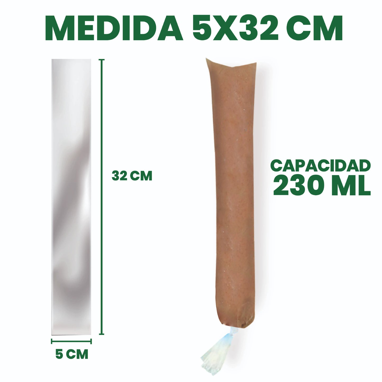 Bolsa para Bolis Medida 5x32 cm