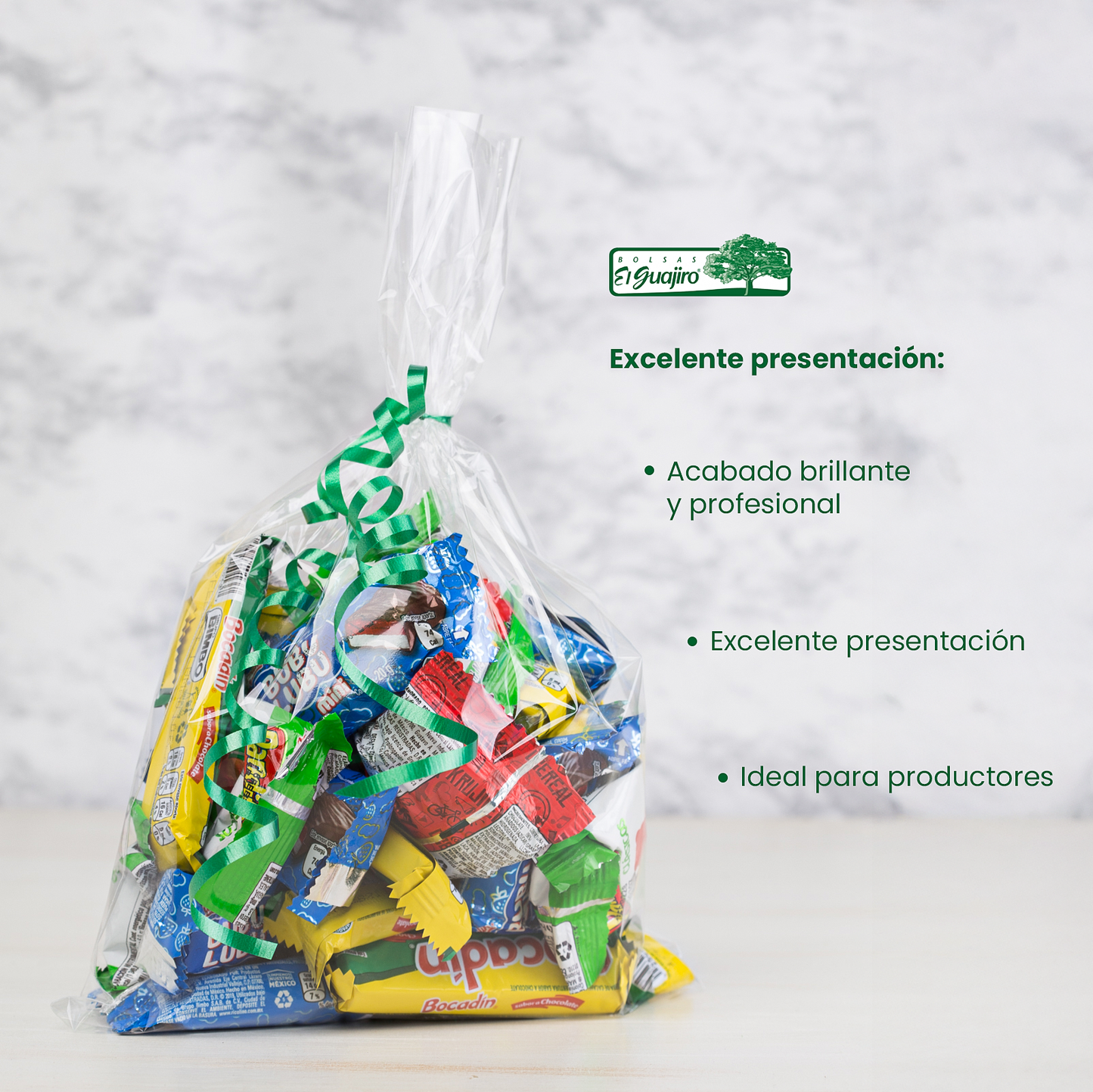 Bolsa de Celofán 18×26 cm – Caja 10 kg (3,200 piezas)