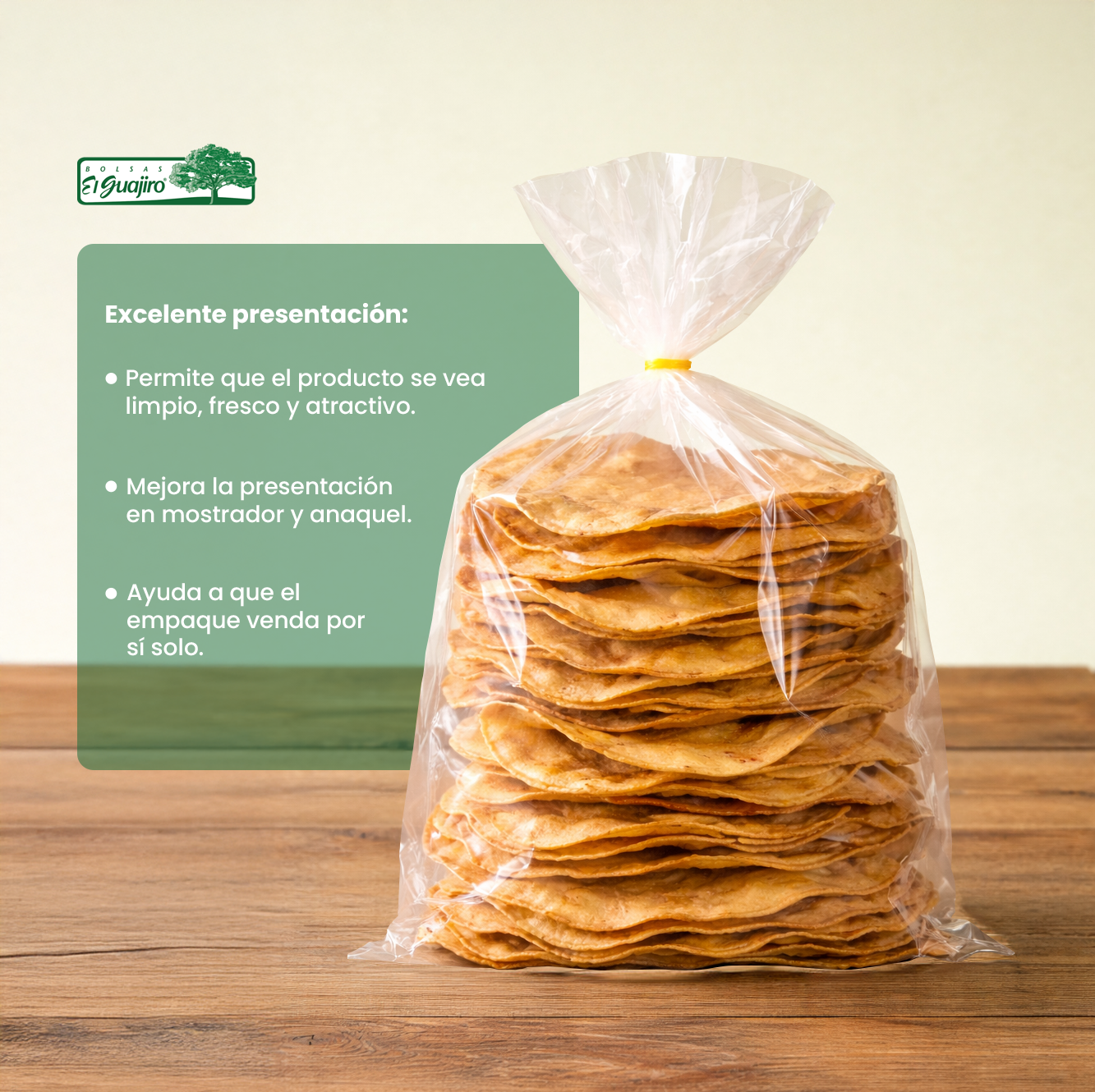 Bolsa de Celofán 25×35 cm – Caja 10 kg (1,700 piezas)