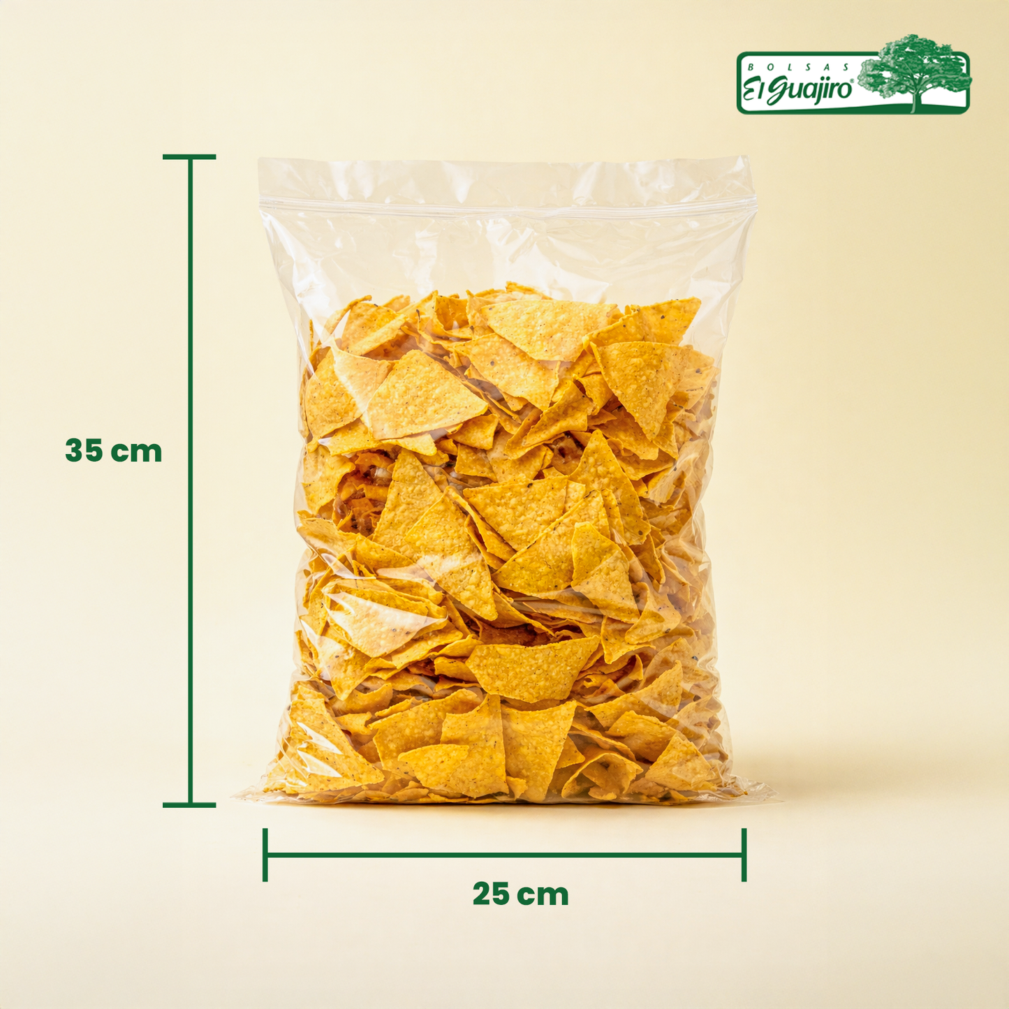 Bolsa de Celofán 25×35 cm – Caja 10 kg (1,700 piezas)