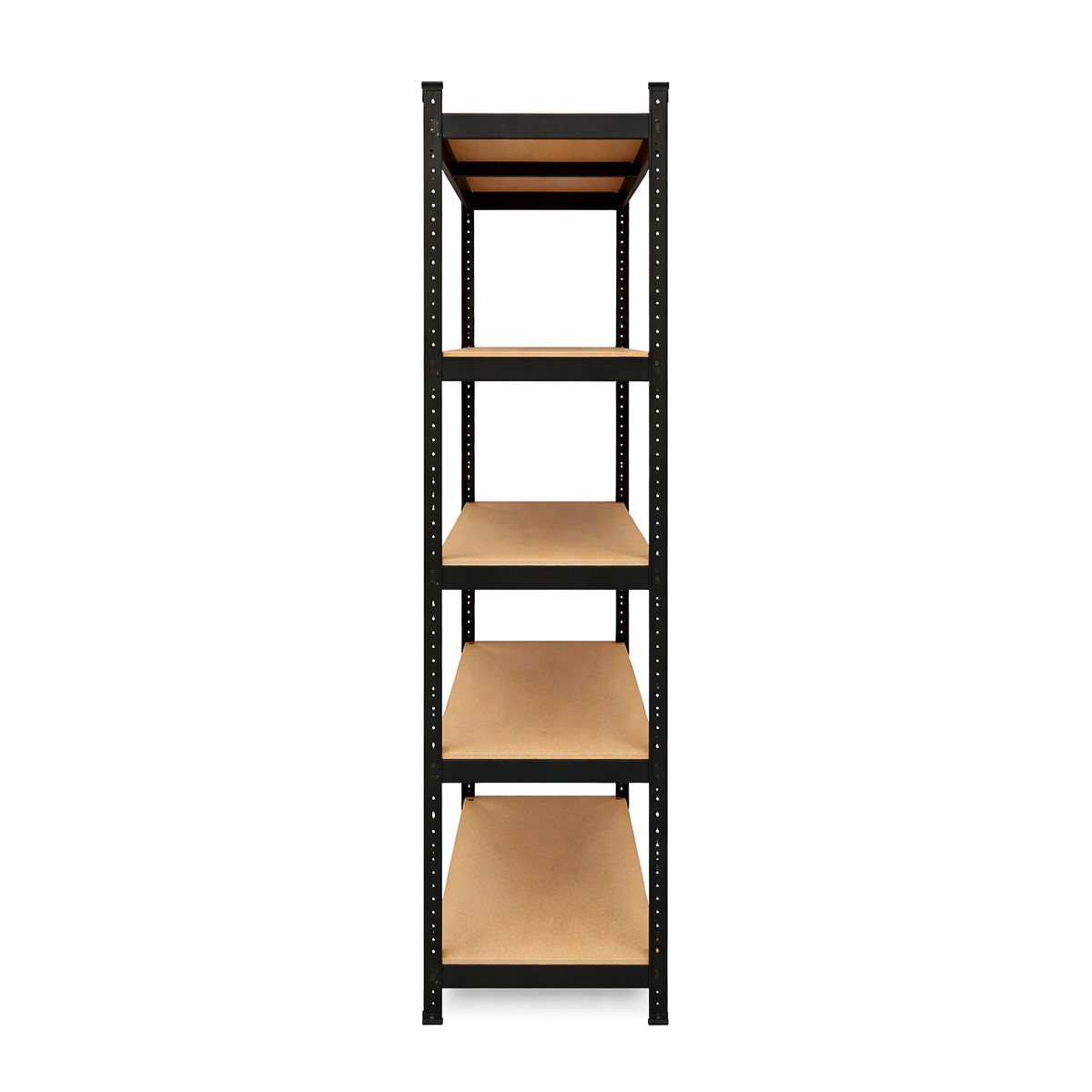 Rack Negro 180x90x40 cm 5 Niveles para Almacenaje