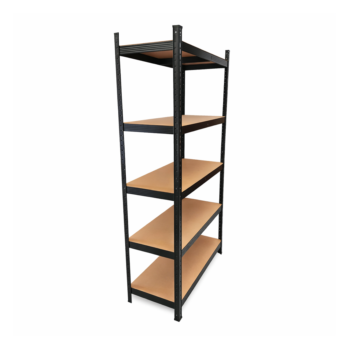 Rack Negro 180x90x40 cm 5 Niveles para Almacenaje
