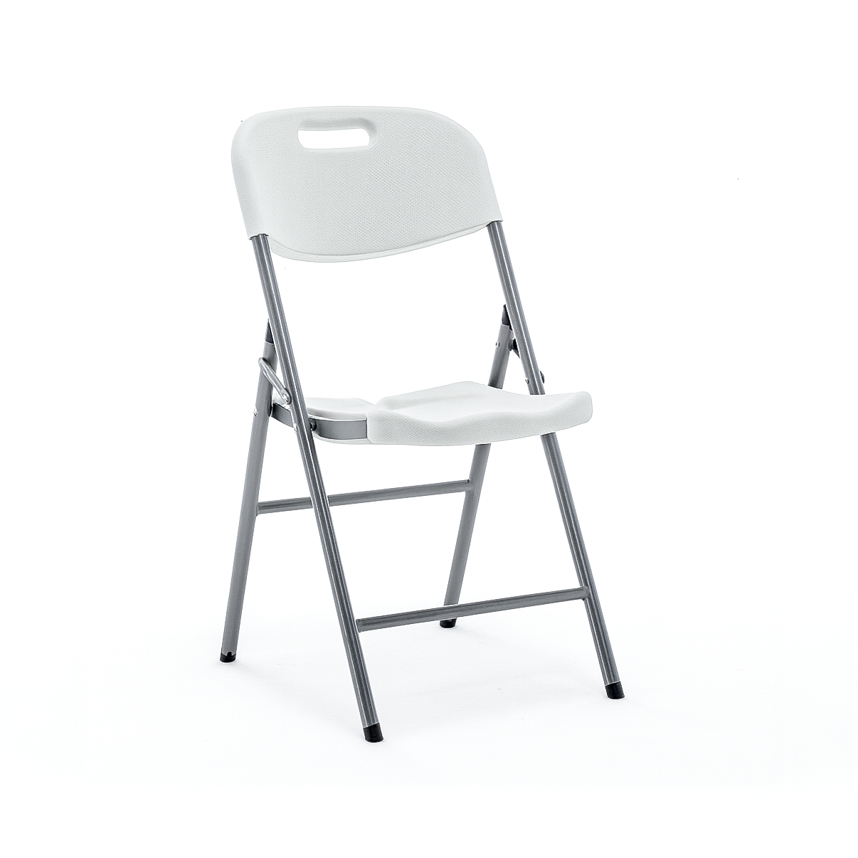 Paquete 4 Sillas Plegables Blancas Plástico Resistentes (Envio gratis)