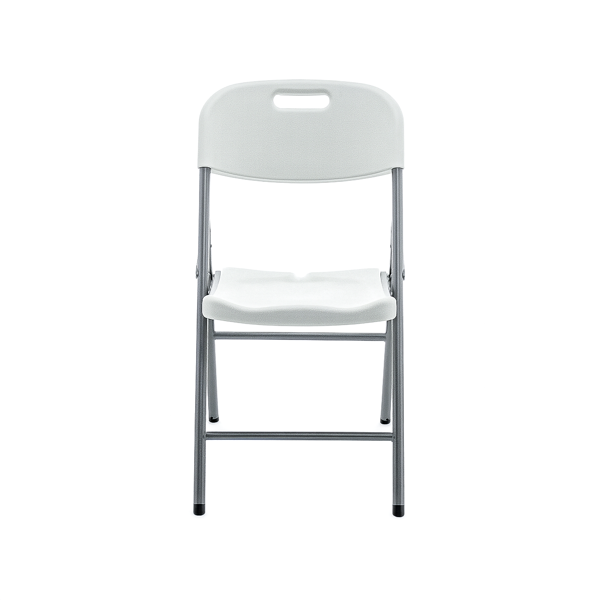 Paquete 4 Sillas Plegables Blancas Plástico Resistentes (Envio gratis)