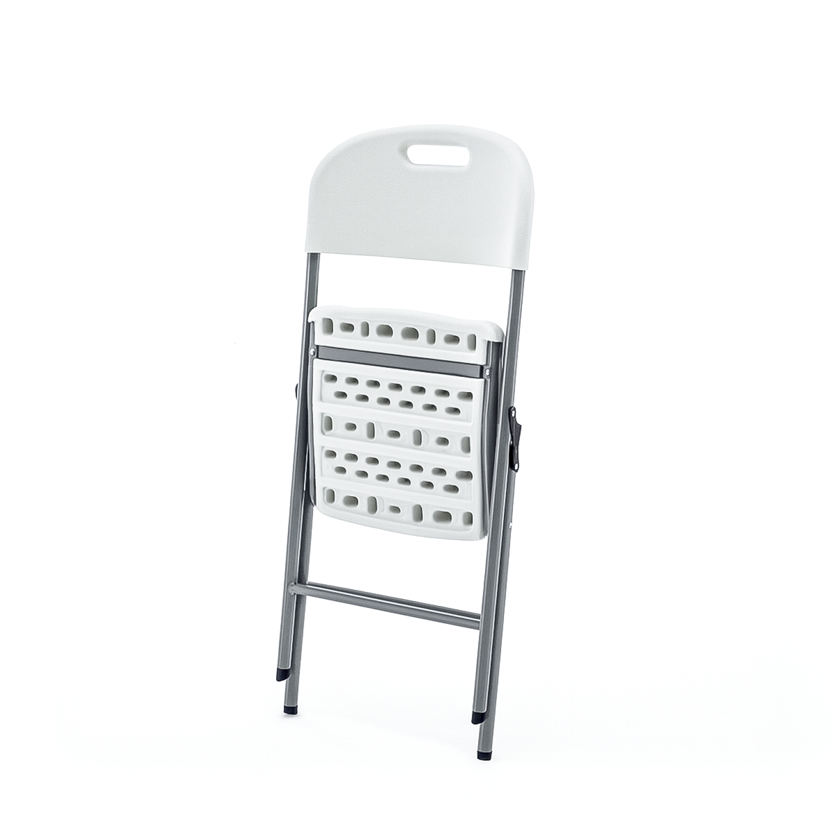 Paquete 4 Sillas Plegables Blancas Plástico Resistentes (Envio gratis)