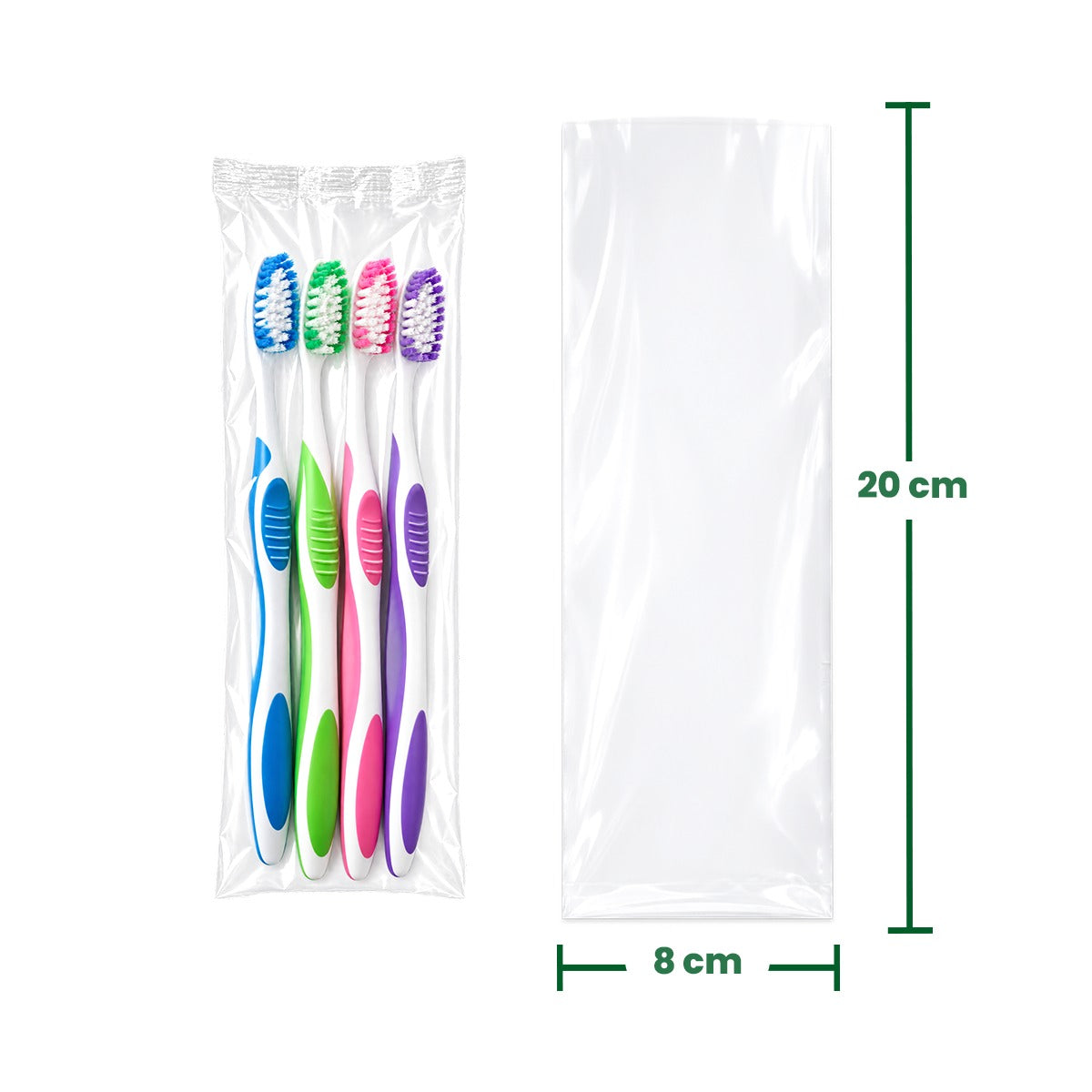 Bolsa celofan 8x20 cm