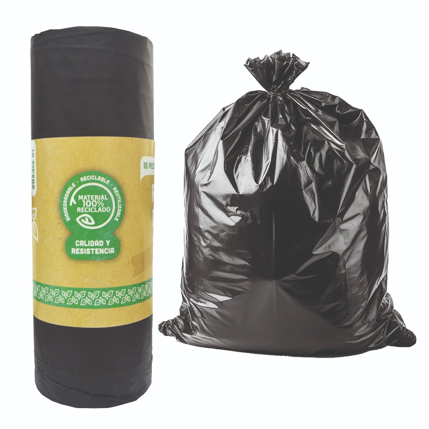 Bolsa Negra Para Basura Biodegradable Medida 90x120 cm