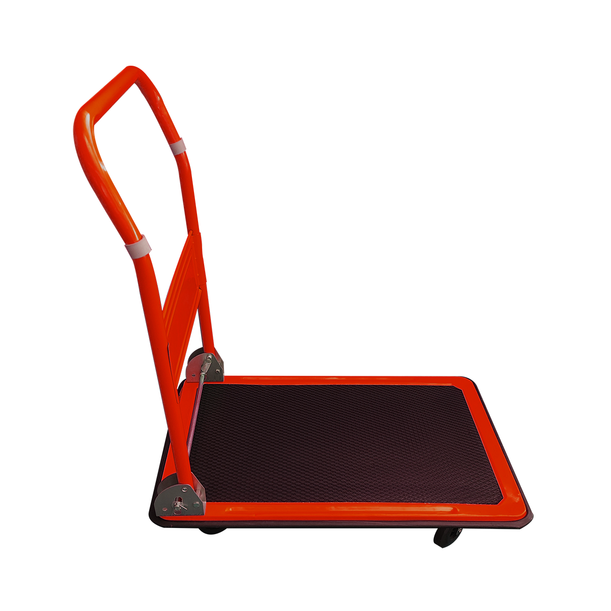 Carrito de Carga Plegable de Plataforma con Ruedas Rojo