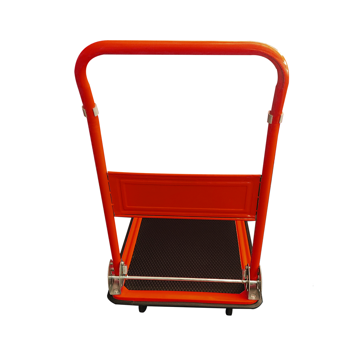 Carrito de Carga Plegable de Plataforma con Ruedas Rojo