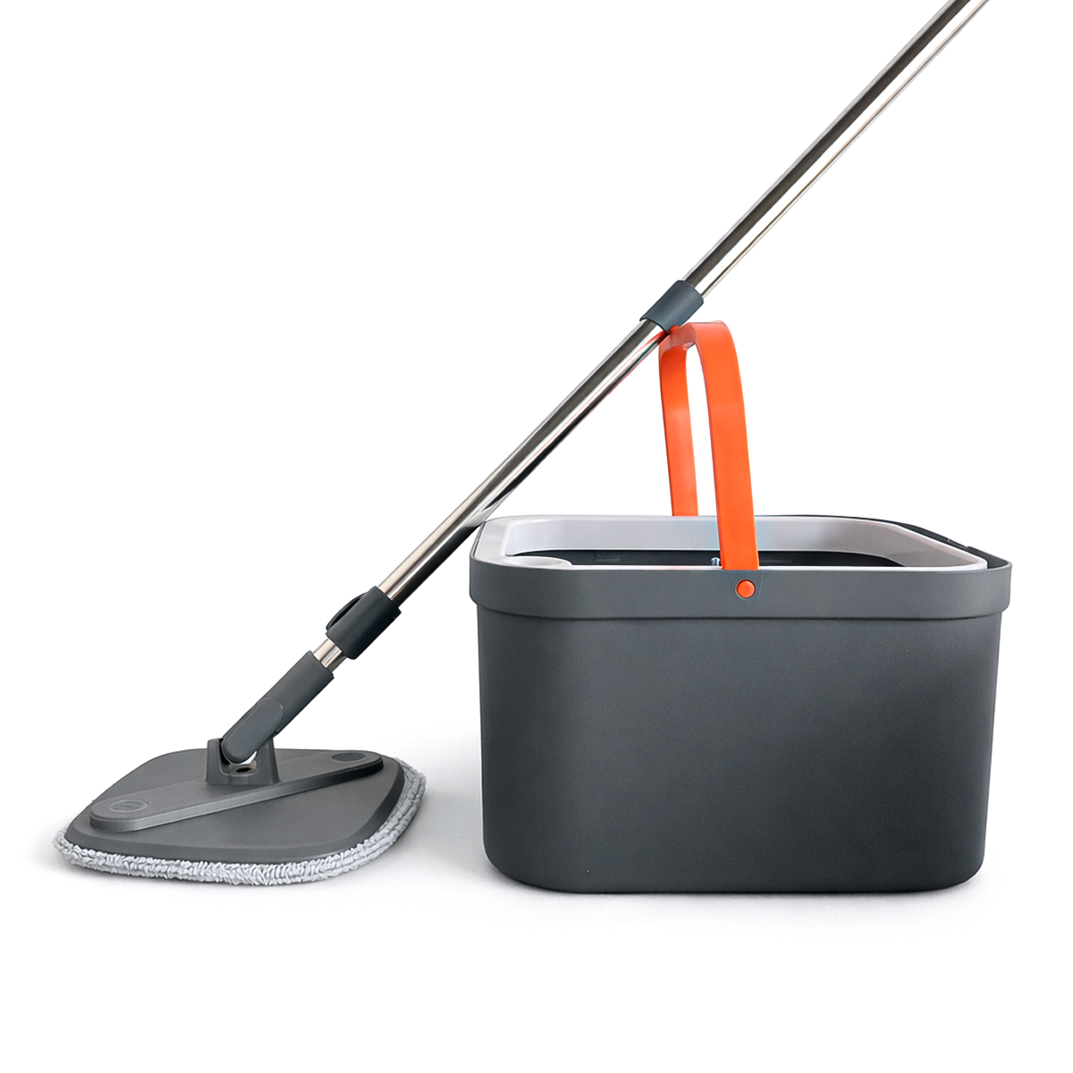 Trapeador Tipo Mop Microfibra Cubeta Con Drenaje Y Cepillo (Envio gratis)